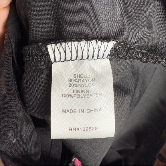 Majorelle- Ava Deep V Dress in Black Floral - XS NWT - Picture 6 of 13